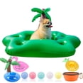 thumbnail image 1 of Juego de Flotadores para Perros KUCDBUN árbol de coco Disco de Anillo Volador Interactivo Flotante N, 1 of 6