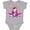 AC-Heather Grey, variant on Inktastic Pilot Girl, Airplane, Plane, Flying, Brown Hair Girls Baby Bodysuit