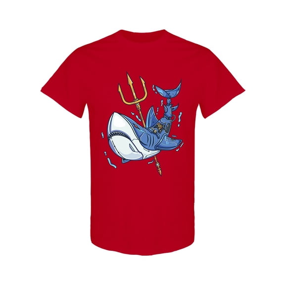 Mecha Shark T-Shirt Men -Image by Shutterstock, Male Small