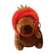 thumbnail image 2 of Llavero de Carpincho de Peluche Fernando para Mochila y Bolso Rojo, 2 of 8