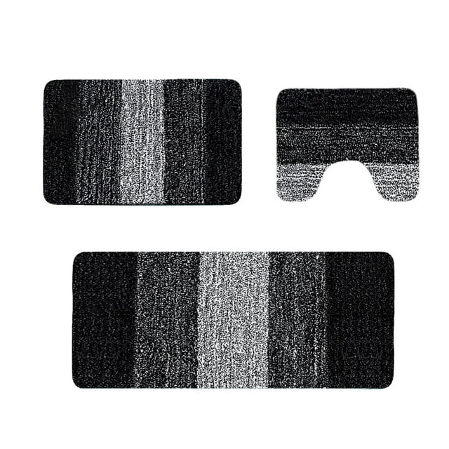 Yhmxh Bathroom Organizers and Storage Bathroom Rugs Sets 4 Piece With Lid Cover Bathroom Shower Rugs With U Shaped Toilet Mat Absorbent Microfiber Plushes Non Slip Bath Rugs Washable Rug