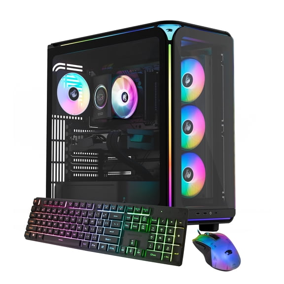 iBUYPOWER Element Gaming PC Desktop Computer AMD Ryzen 5 8400F CPU, AMD Radeon RX 6500XT 4GB GPU, 16GB DDR5 5200MHz RAM, 1TB NVMe SSD, Windows 11 Home, Gamer Keyboard and Mouse - EXBA5R65XT01