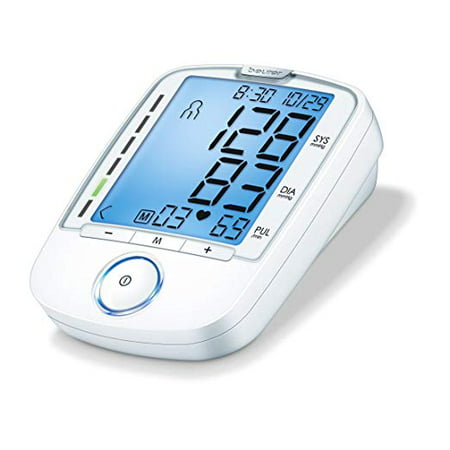Beurer Upper Arm Blood Pressure Monitor, Fully Automatic, Easy/ Clear Readings with Illuminated XL Display, Accurate Readings, (Best Home Automatic Blood Pressure Monitor)