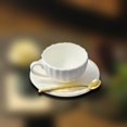 thumbnail image 3 of serony 1/6 Coffee Cup Plate Spoon Multipurpose for Dollhouse Life Scene Prop Yellow, 3 of 9