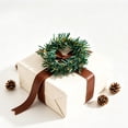 thumbnail image 4 of Mini Wreaths 10pcs, Mini Christmas Wreaths for Crafts and Candle Displays, Small Artificial Greenery Rings, 3 Inch Round Wreaths for Cabinet, Shelf, Table Decor, 4 of 5