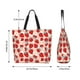 thumbnail image 5 of Fotbe Red Strawberry Bolsa Tote Estética de Lona con Estampado para Mujer - Bolsa Reutilizable de Hombro Casual para Vacaciones, Compras, Trabajo y Gimnasio, 5 of 8
