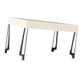 thumbnail image 2 of Toldo plegable ligero de repuesto, fácil de instalar para carrito plegable blanco, 2 of 8