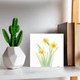 thumbnail image 2 of Daffodil Wooden Box Sign Daffodil Gifts Funny Home Decor Shabby Chic Farmhouse Decor Easter Centerpiece Wood Block Signs Housewarming Gifts 7x7 In, 2 of 6