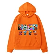 Super Kitties Children Sweatshirt y2k sudadera boy clothes Autumn Fleece pullover Casual Jacket anime hoodies clothes girls