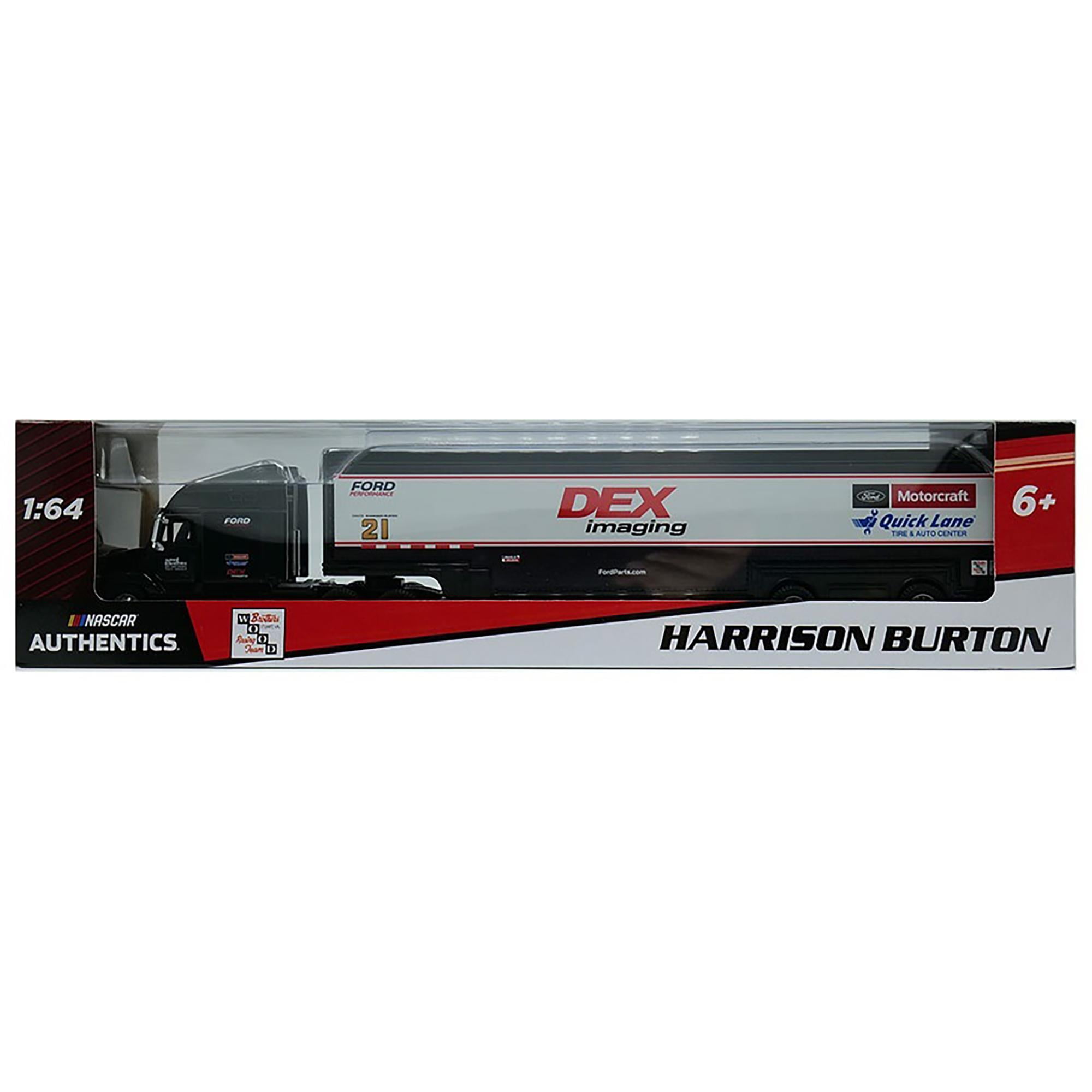 Lionel Racing NASCAR Authentics Harrison Burton No.21 Motorcraft Wood Brothers Transporter 1:64 Scale Hauler