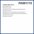 thumbnail image 3 of HIGHFLOW High Performance, Pre-Oiled Disposable Engine Air Filter PA99117X | Fits 2016-2026 Honda Civic 2.0L (Naturally Aspirated), 2023-2026 HR-V 2.0L, 2014 Renault Trafic 1.9L Diesel, 3 of 7
