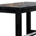 thumbnail image 4 of Benjara Rectangular Counter Height Table with Block Legs- Antique Black, 4 of 5