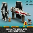 thumbnail image 4 of LEGO Star Wars TIE Fighter & X-Wing Mash-Up Building Set - Star Wars Toy for Boys & Girls, Ages 9+ - Imaginative, Creative Play - Use for Display or Pretend Play - Gift for Fan's Birthday - 75393, 4 of 8