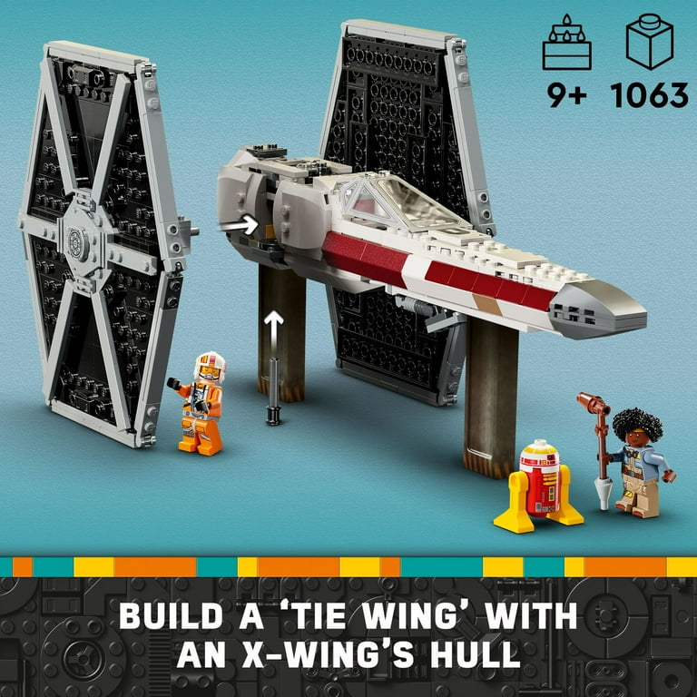 LEGO Star Wars TIE Fighter & X-Wing Mash-Up Building Set - Star