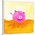 thumbnail image 1 of Great BIG Canvas | "Pink Pig" Canvas Wall Art - 24x24, 1 of 2