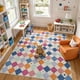 thumbnail image 1 of Alfombra de área Jinchan 203x254 cm lavable para niños antideslizante, 1 of 9