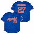 thumbnail image 5 of Camiseta de béisbol Montreal 8 Carter 27 Guerrero 45 Martínez 10 Dawson Jerseys Deportes Al Aire Libre Costura Bordado Azul Alta Calidad, 5 of 5