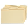 Office Impressions File Folders, 1/3 Cut Top Tab, Legal, Manila, 100/Box -OFF82036