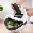 thumbnail image 2 of RKSTN Potato Shredder Multifunctional Vegetable Cutting Artifact Household Potato Shredding Machine Manual Kitchen Cutting Vegetable Drainer Kitchen Gadgets, 2 of 5