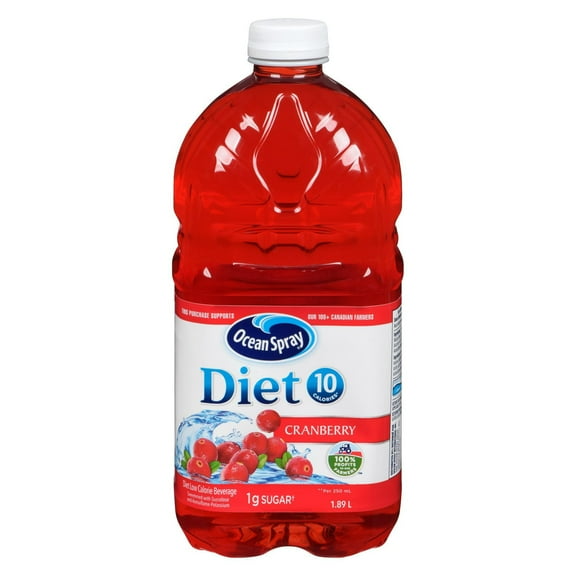 Ocean Spray Diet Cranberry Low Calorie Beverage 1.89L
