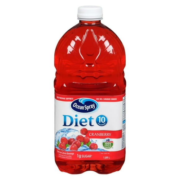 Diète Canneberges Boisson diète hypocalorique Ocean Spray