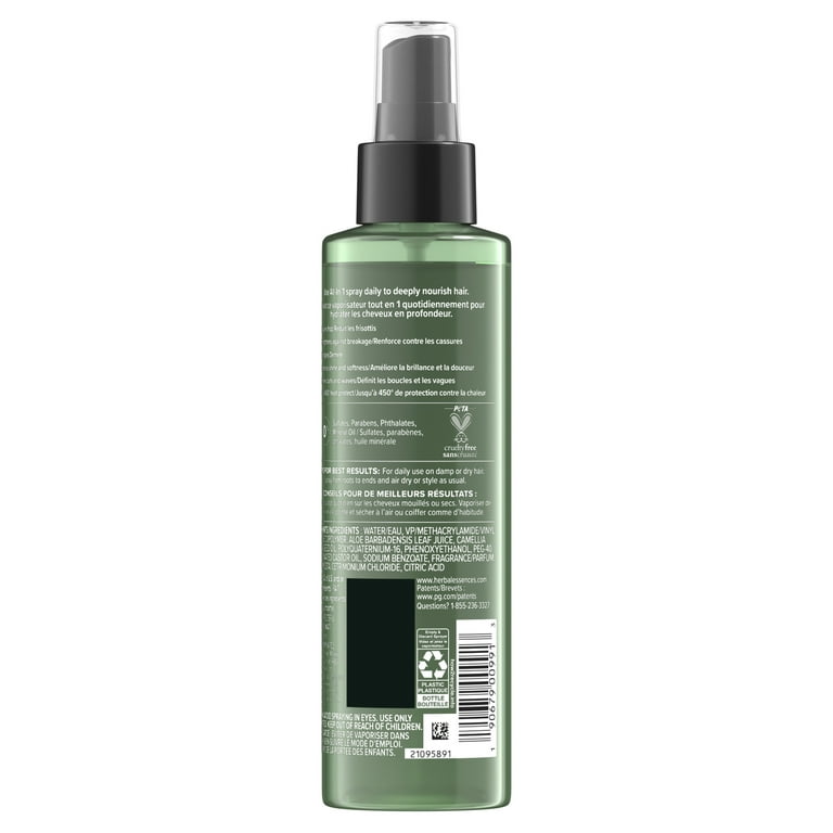 Herbal Essences All-in-1 Nourishing Spray, Certified Pure Plants, with Aloe  and Camellia Flower Oil, 6 fl oz