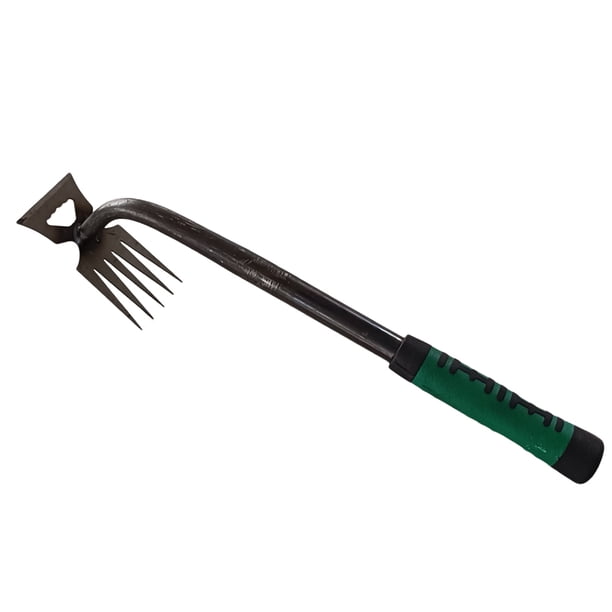 Extractor Deshierbe Removedor Raíces Césped Suelto Mano Ergonómico Manual Ligero 2 en 1 V Pala Jardín