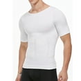 thumbnail image 5 of MISS MOLY 2 Pack Men Shapewear Vest Seamless Abdomen Slim T-Shirt Classic Abs Body Shaper, 5 of 5