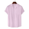 thumbnail image 5 of Men's Casual Linen Shirt - Cuban Collar, Button Down, Breathable Material, Perfect for Summer & Vacation, 5 of 5