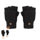 thumbnail image 1 of Guantes de invierno de medio dedo-Negro-Talla única, 1 of 6