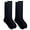 Black, variant on Jefferies Socks Girl's Bamboo Ribbed School Knee High Socks 4 Pair Pack