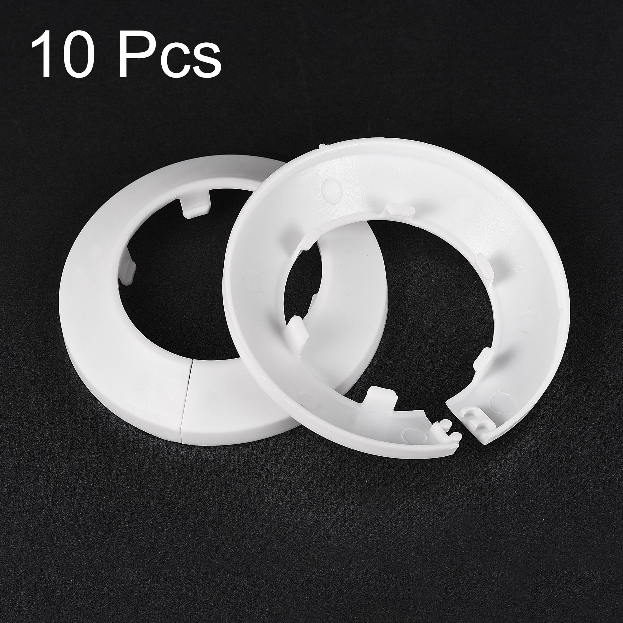 Unique Bargains Plastic Escutcheon Water Pipe Cover for Use in Plumbing White 50mm