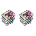 thumbnail image 1 of 6 Pack Clear Yarn Storage Bags, Yarn Storage Organizer Tote Bag for Knitting Needles Crochet Hooks Yarn Balls Yarn, 1 of 5