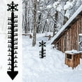 thumbnail image 3 of Sunshinehomely 24 Inch Snow Gauge, Snow Measuring Stick Outdoor, Winter Snow Ruler Snowfall Measuring Gauge, Metal Christmas Snow Gauge, Iron Art Snow Gauge for Yard Christmas Decorations, 3 of 6