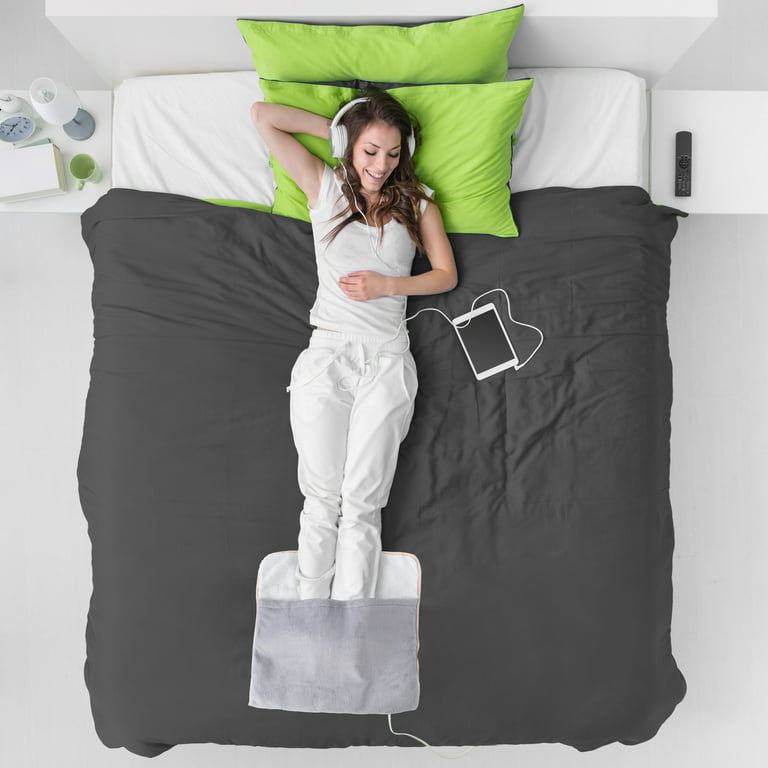 Heated Throw Pillow Cushion Hand Feet Warmer Heating Lumbar Support Pillow  3Heat Setting Electric Heated Pillow For Body