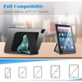 thumbnail image 3 of Universal Tablet Stand Adjustable Hand Strap Holder, Detachable Padded Hook & Loop Fastening Handle Grip with Adhesive Patch for iPad/Galaxy Tab & All 7-11" Tablets, Blossom, 3 of 8
