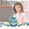thumbnail image 2 of Juego de bloques de construcción Awefun Princess Castle, 554 piezas, niñas de 6 a 12 años, 2 of 9