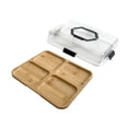 thumbnail image 5 of TISHITA Box Cutting Board Rectangle Portable with Lid Bamboo Cheese Board Serving Tray, for Steak Cheese Meat Fruit Bread , 4, 5 of 8