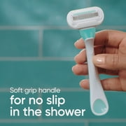 Venus Extra Smooth Sensitive Womens 5 Blade Disposable Razor, 2 count, Blue