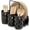 Black-Bee Pattern, variant on Utensil Caddy Silverware Holder Fork Spoon Napkin Paper Plate Organizer Metal Utensil Holder Cutlery Flatware Organizers for Party Kitchen Countertop Camping Picnic - Cream Mesh