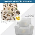 thumbnail image 5 of Renewold Western Cowboy Dachshund Sofa Recliner Cover Soft Breathable Cover for Recliner Chair 4 Pieces Non-Slip Lazy Boy Chair Slipcover with Elastic Straps and Side Pocket, 5 of 8