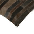 thumbnail image 2 of Natural Torino Madrid Neutral Cowhide Pillow | 2-Pack | 18"x18", 2 of 2