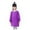 Purple, variant on HNMKIU Long Sleeve Artist Apron Smock for Girls Painting with Front Pocket Red,120/大码