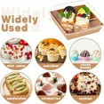 thumbnail image 6 of 10/20/30pcs Cake Donut Boxes Kraft Paper Dessert Cookie Bakery Food Packaging Box with Clear Lid Wedding Birthday Party Supplies, 6 of 8