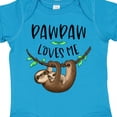 thumbnail image 4 of Inktastic Pawpaw Loves Me Cute Sloth and Baby Boys or Girls Baby Bodysuit, 4 of 5