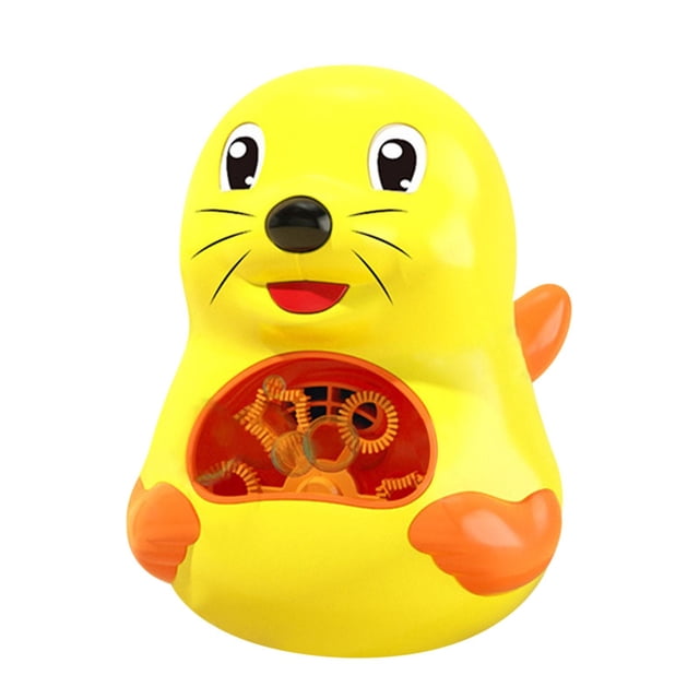 Máquina de burbujas HUOGUO para niños, estilo animal, con luz y música