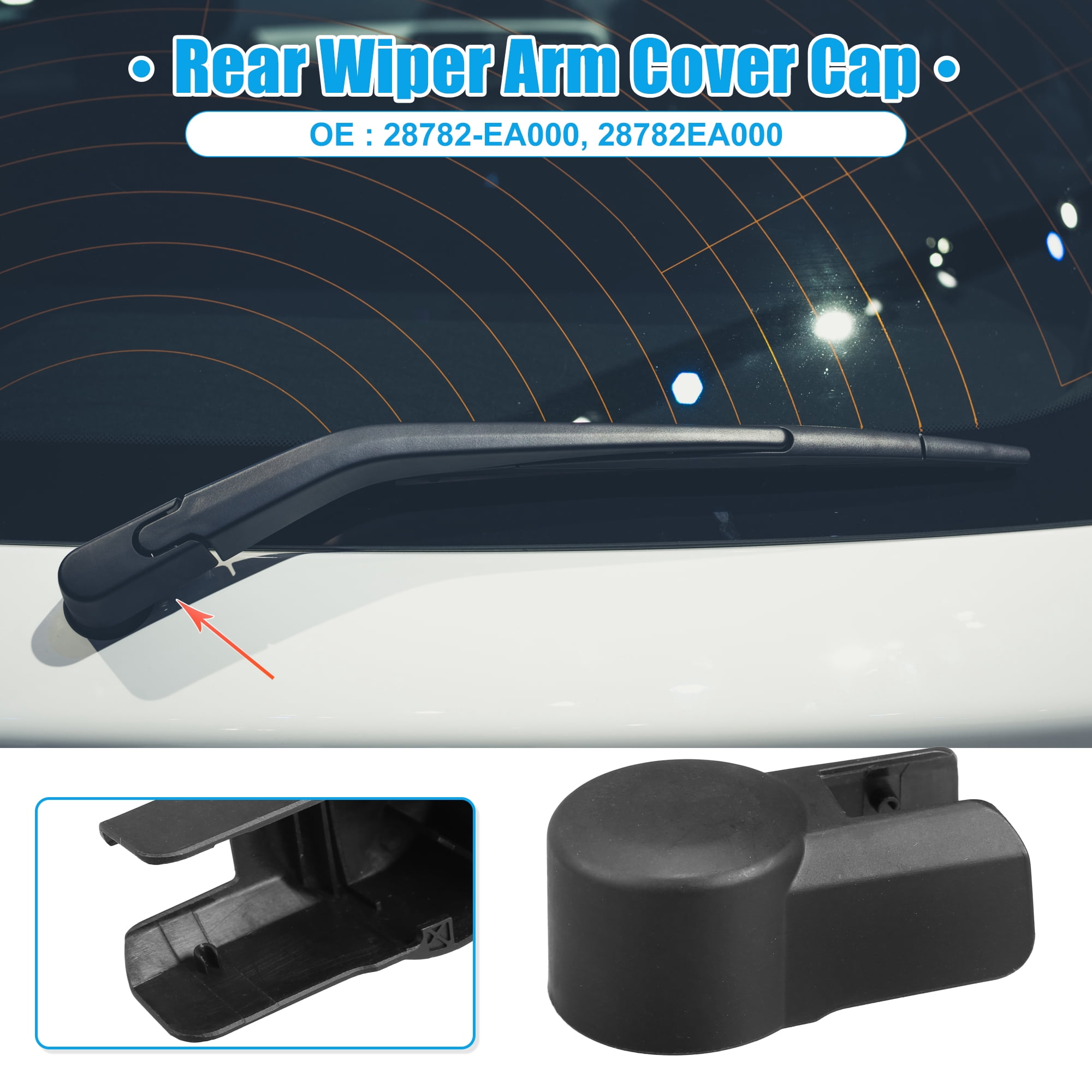 Unique Bargains Rear Wiper Arm Nut Cover Cap for Nissan Xterra 4.0L 2005-2015