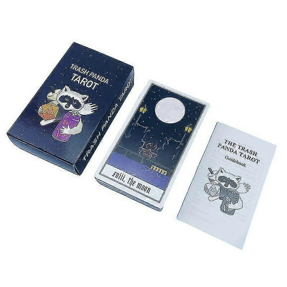 12*7cm Trash Panda Tarot Card Family Party Board Game Fate Divination W/manual - SFYGV