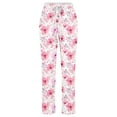 thumbnail image 4 of Bigersell Womens Plus Size Pants Flare-Leg Pants High Waisted Long Trousers Pant Style P-30 Relaxed Fitted Casual Loose Pants Y-30-Pink XL, 4 of 4