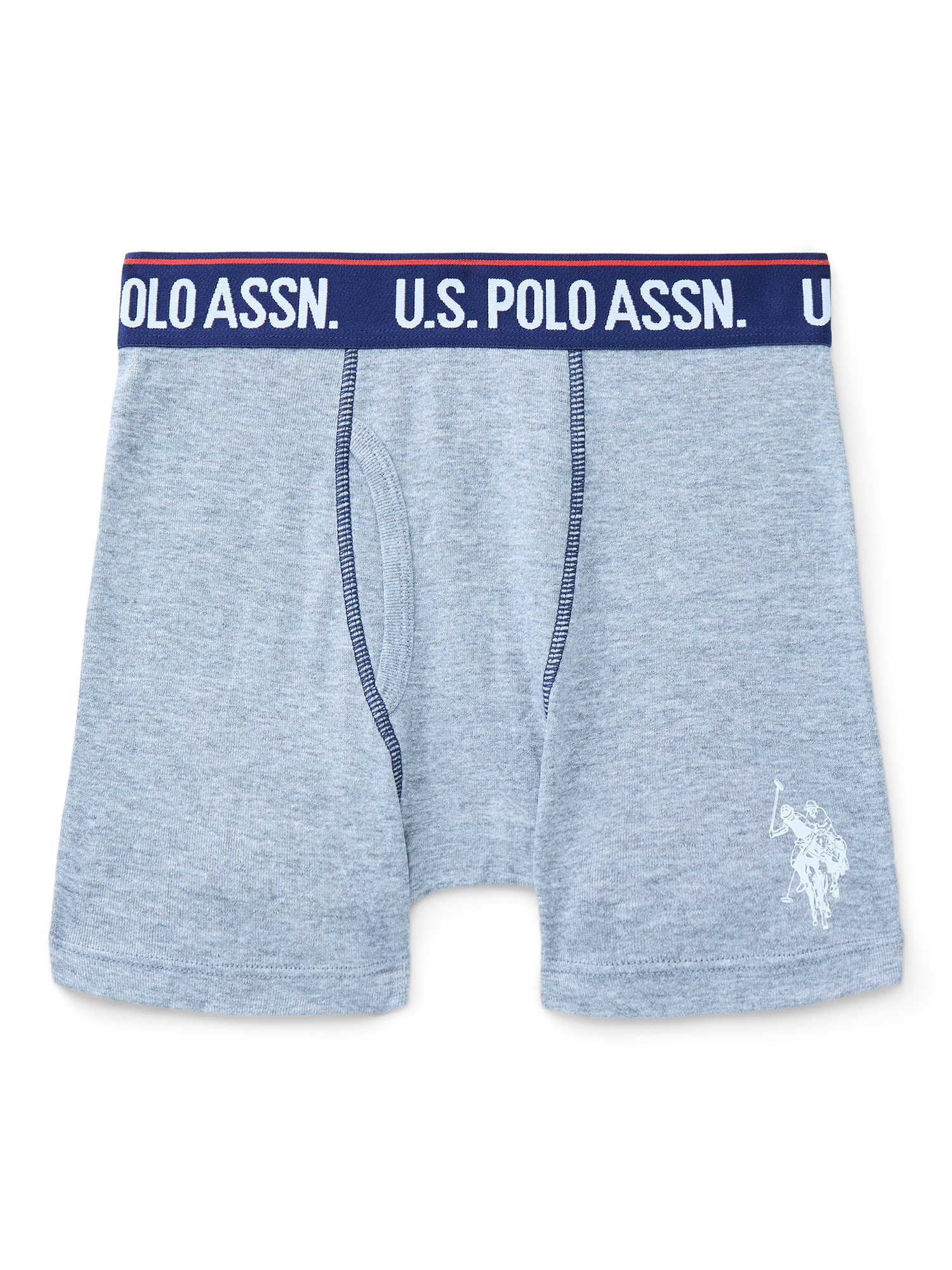 U.S. Polo Assn. Boys Tagless Boxer Briefs, 10-Pack, Sizes S-XXL
